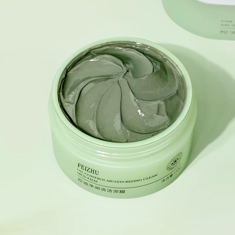 Apply cleansing mud mask